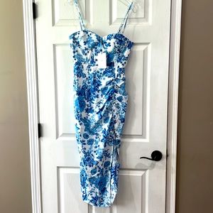 HELLO MOLLY TWICE SEEN MAXI DRESS BLUE
